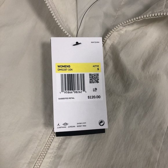 NWT Jordan Essentials Women's Oversized Jacket Size Small DM5197-104 $120 - Picture 8 of 9